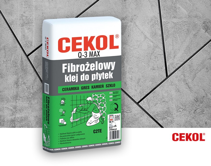 Fibrożelowy klej do płytek