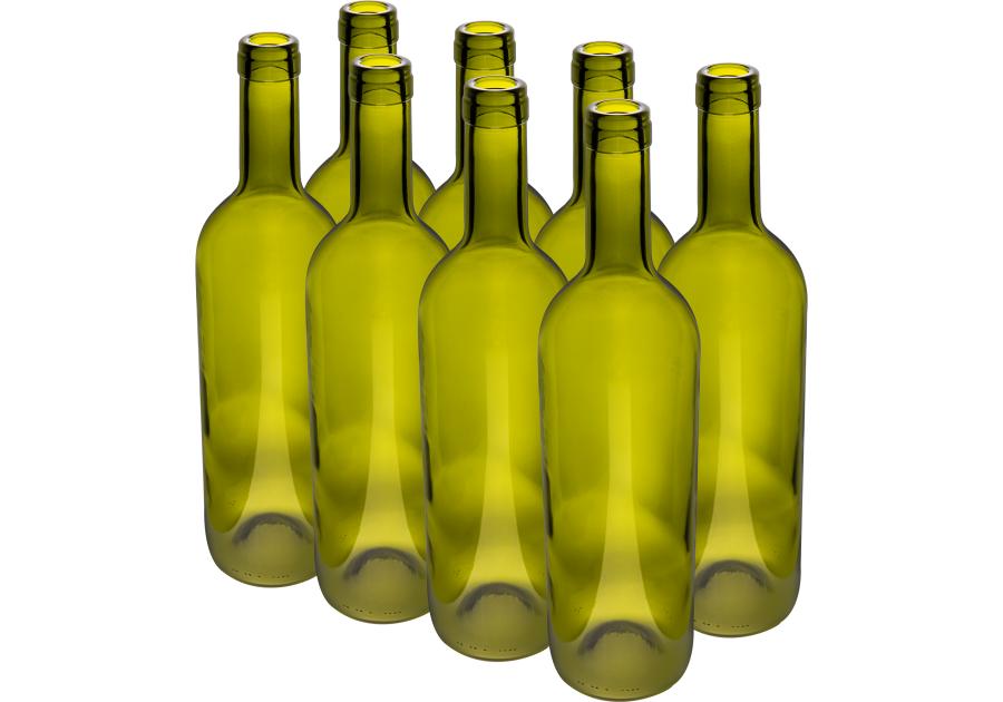 Zdjęcie: Butelka Oliwkowa na wino 0,75 L zgrzewka 8 szt. BROWIN