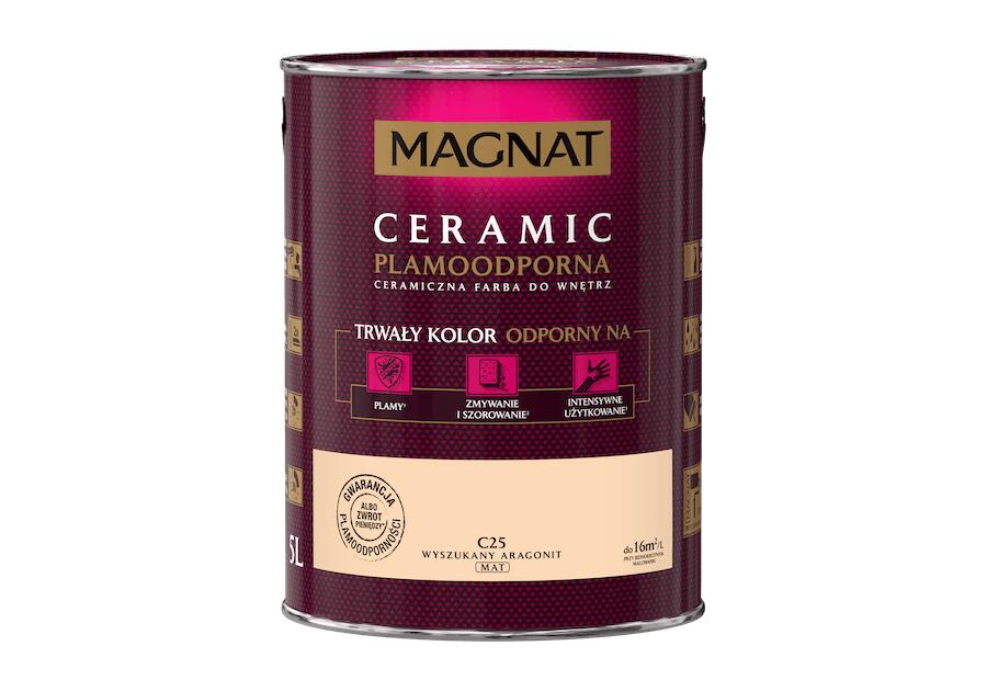 Zdjęcie: Farba ceramiczna 5 L wyszukany aragonit MAGNAT CERAMIC