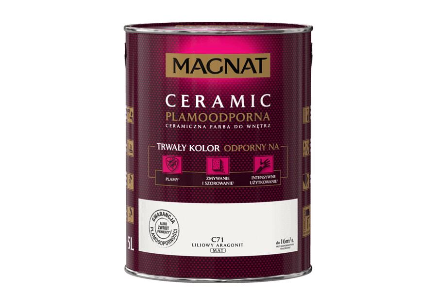 Zdjęcie: Farba ceramiczna liliowy aragonit C71 - 5 L MAGNAT